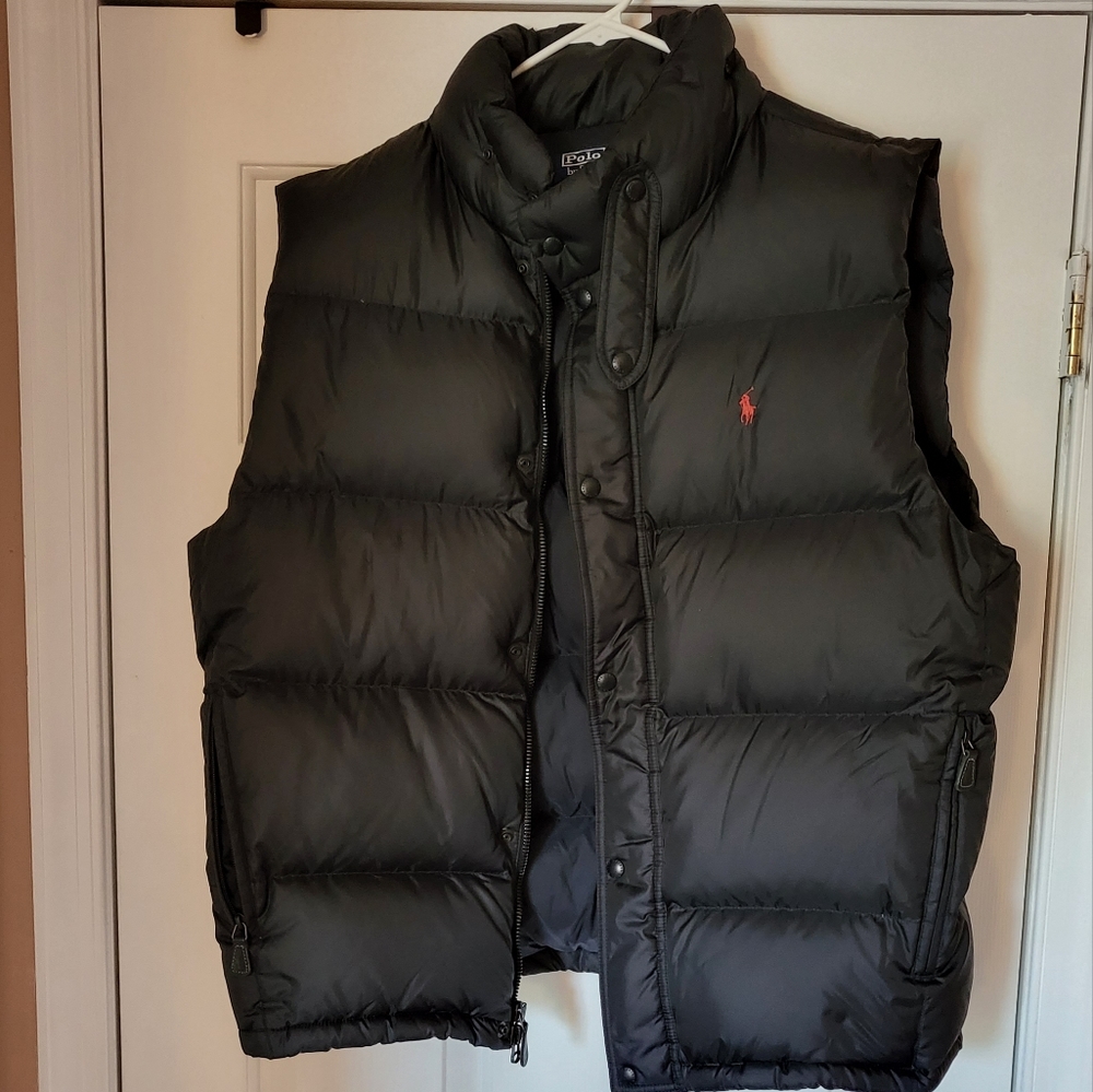 Polo Reversible Short Sleeve Puff Jacket